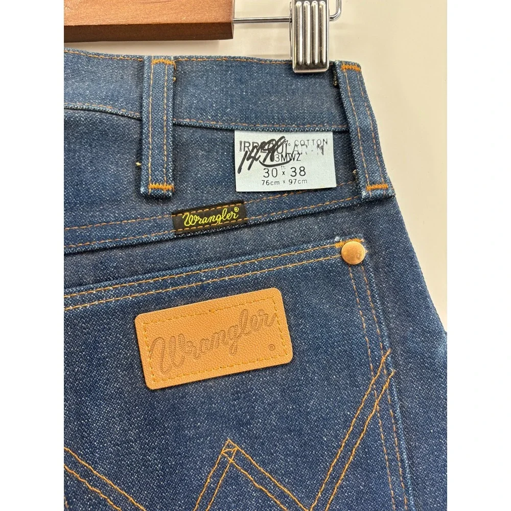 Wrangler Pro Rodeo Straight Leg Jeans Mens Blue Cowboy Cut 13MWZ 30x38